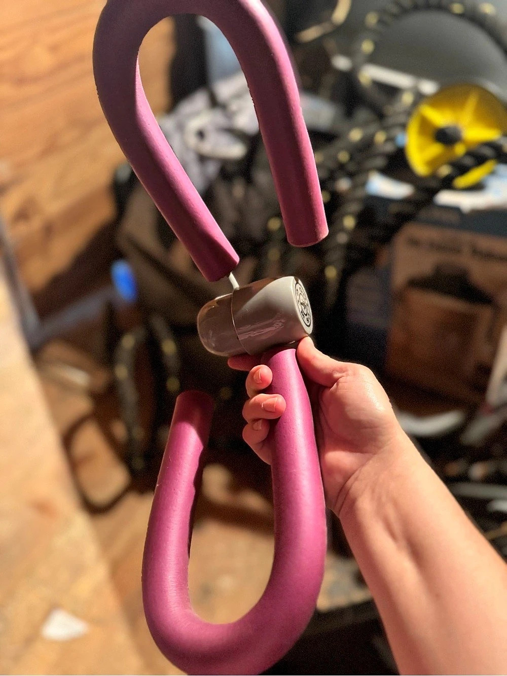 Suzanne Somers ThighMaster Gold Pink Exercise Equipment